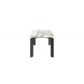 Mesa de comedor de lujo de mármol blanco para la cocina