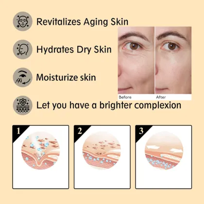 Korean Hot Sell Whitening Moisturizing Collagen Facial Cream with Snail Mucin