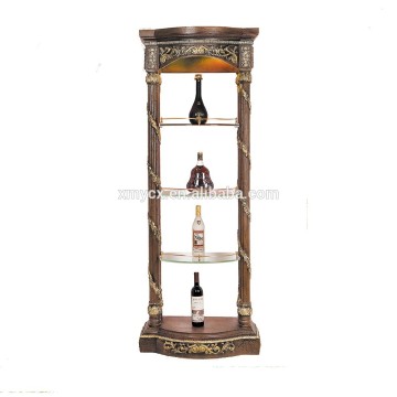 Living Room Furnitures Luxury Wine Display Rack with Lights