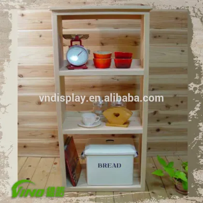 Cabinet Rack , Decorative Wood Shelf , Boutique Display Cabinet