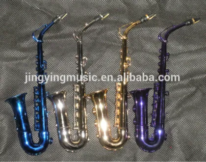 mini trumpet,mini saxophones, minisousaphones, Miniature Brass Wind Musical Instruments