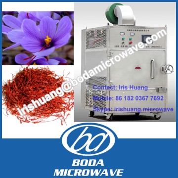 Industrial microwave saffron drying machine
