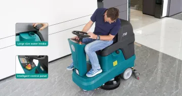 Ride-on Scrubber Dryer Single Brush Ride-on Floor Scrubber