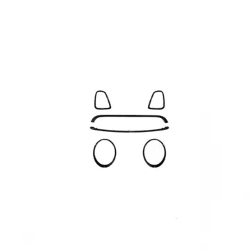 JCW Style Black Trims Car Bumper for MINI R56/R57/R58 (2007-2013)