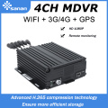 4CH 1080P HDD SD 카드 자동차 MDVR