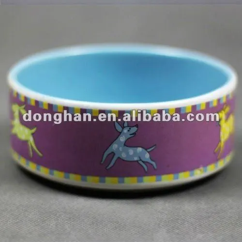 cute ceramic pet bowl