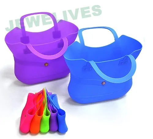 Ladies Silicone Shopping Bags In Fashion Shape 