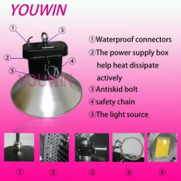 Bridgelux Meanwell 15000 lumen high bay led light mining led 150w