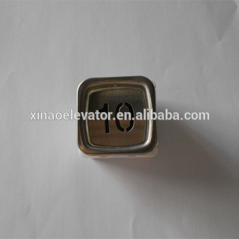 hot sale square mechanical push button for elevator parts