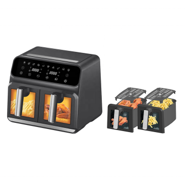 Smart Air Fryer Oven con doppio cestini - frigorifera elettrica a doppia frigo
