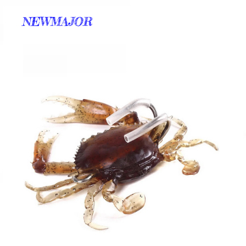 NEWMAJOR 80mm 19g Freshwater Fishing Lure - Crab Silicone Soft Bait