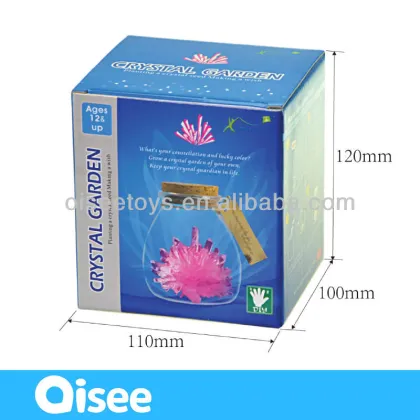 Crystal Garden /Science and educational toys/Specially-designed love decoration/Science DIY Toys/certified crystal growingflower