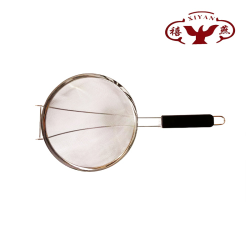 Black Plastic Handle Thickened Rim Oil Grid