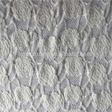 white swiss voile lace/ high quality italian nylon spandex crochet lace fabric for women casual dress