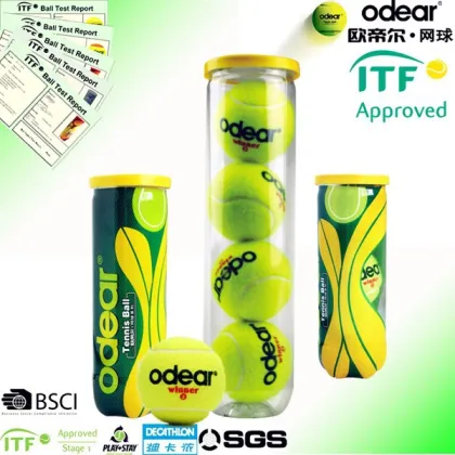 Professional match tennis ball factory