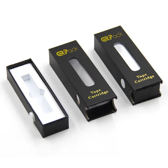 Custom printed CBD tincture vape packaging box