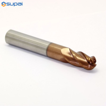 4Flutes Ball Nose EndMill Metal Carving Milling Cutter