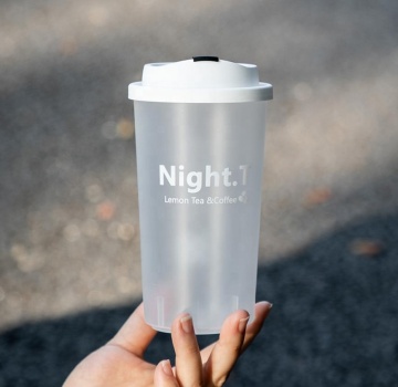 2024 New Design Disposable Food Grade PP Plastic Cups with Lids for Bubble Tea