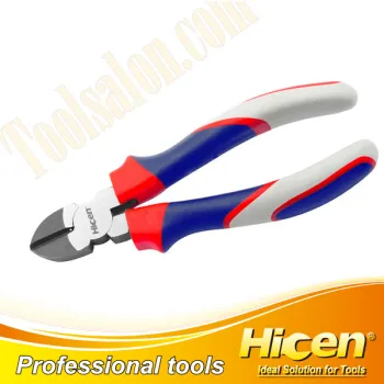 Professional Germany Type Tri-color TPR Handle Diagonal Pliers