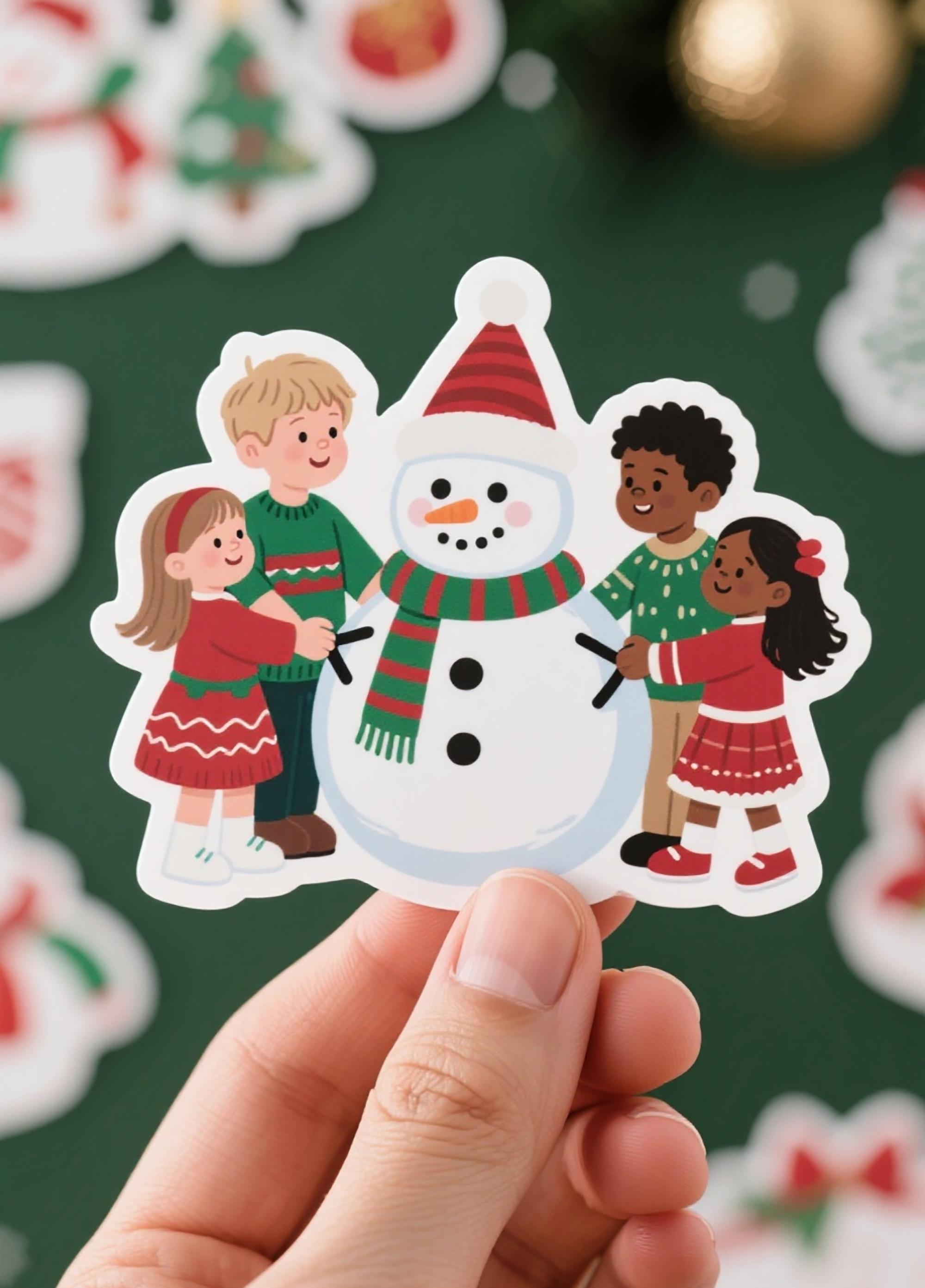 Pegatinas de etiqueta de regalo de Navidad