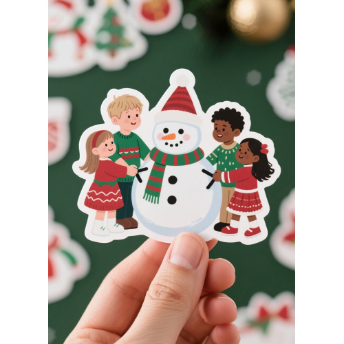 Pegatinas de etiqueta de regalo de Navidad