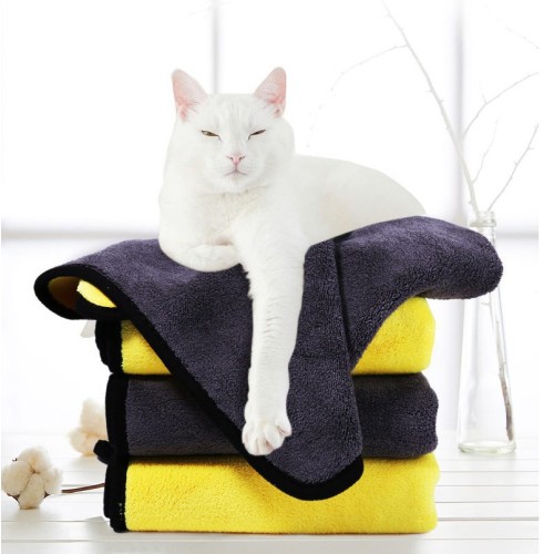 Good Quality Double-sided Coral Wool Car Cleaning Cloth