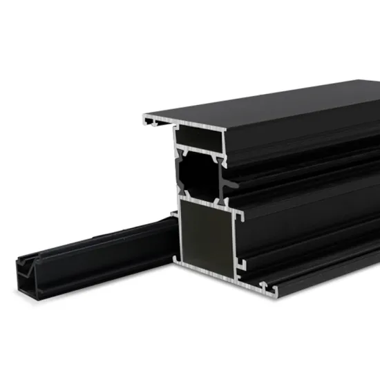 Anodized Silver Industrial 6082 Glass Wall Aluminum Profiles