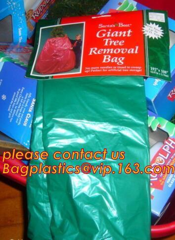 Disposable Christmas Tree Bags, Festive Neon Dots Giant Gift Sack Party Supply, Durable&Fancy Jumbo plastic Gift bags/santa sack