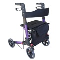 Elderly home care rollator walker with walking aid