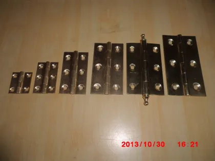 Supplying high quality Crowned Brass hinges