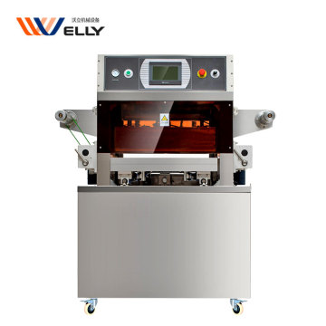 Automatic Manual Food Fruit and Vegetable Tray Sealing and Packaging Machine for Skin Packing