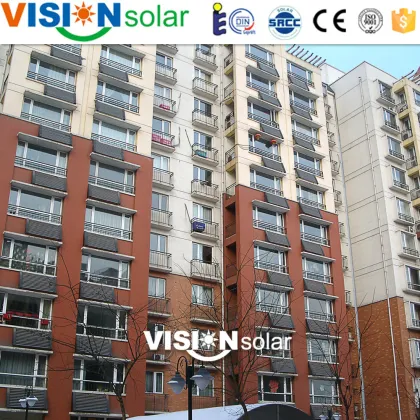 Collective installation residential water heaters for balcony