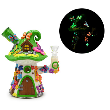 Green Elf Tree House Glass Dab Rigs