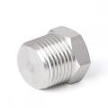 1/2NPT male stainless steel outer hexagon plug