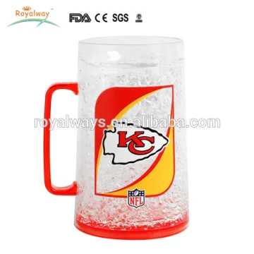 BPA FREE,FOOD GRADE ,PLASTIC MUG/ICE GEL MUG/ FREEZER BEER MUG