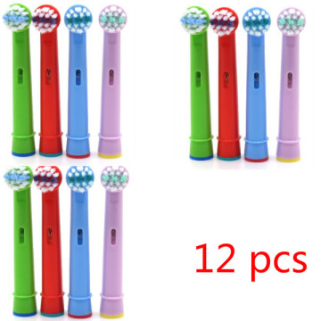 12 pcs Hot sales EB-17 Compatible Electric Toothbrush Heads Replacement Tooth brushes Head for Oral b Free shipping