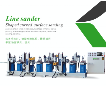 Line Sander for Shaped and Curved Surface Sanding by Manufacturers