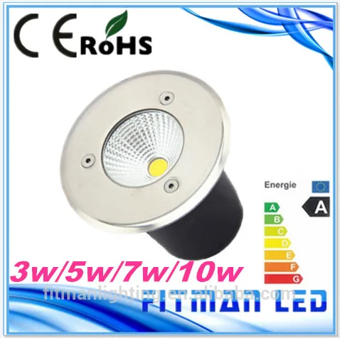 IP67 new COB 3w/5W/7w/10w LED Underground Lights led recessed inground lights