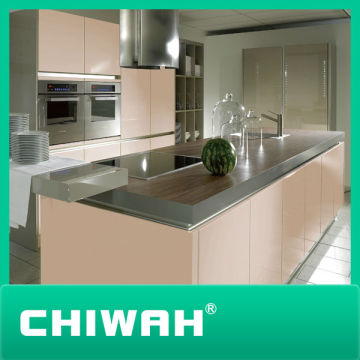 Durable eco-friendly polymer kitchen cabinet