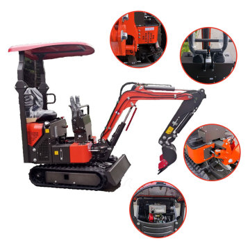 Used 1 Ton Shandong Brand Mini Crawler Excavator - Home Use Compatible