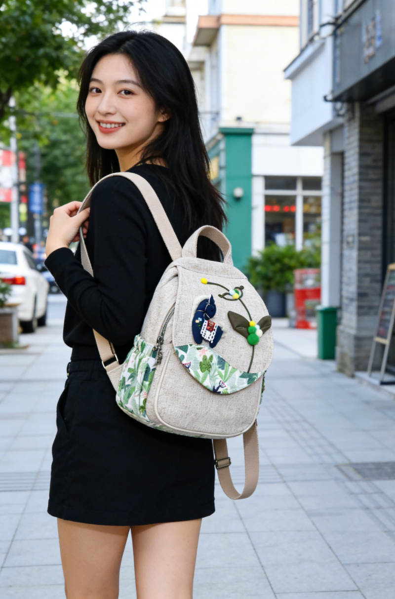Soft Cotton Backpack