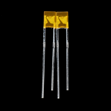 سوبر سطوع 2 * 3 * 4 مستطيل برتقالي LED