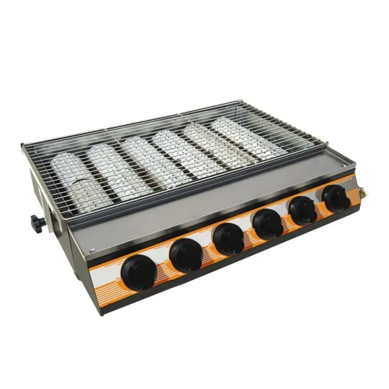 K488 Tabletop Energy Saving 6 Burner Gas Grill