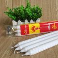 Cheap Price White Household Fluted Candles Velas