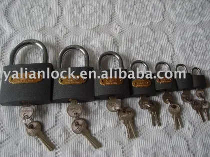 Grey iron yeti padlock