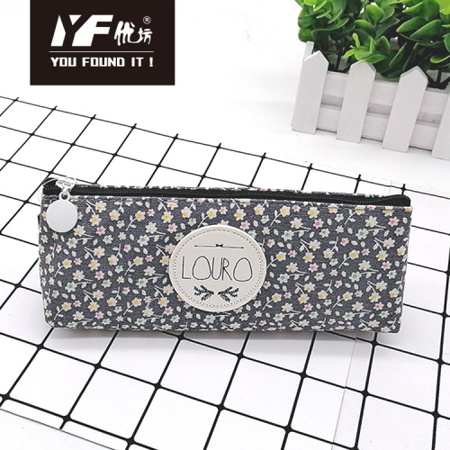 Cotton Pencil Case Hot sale abric girl fashion cotton pencil case Factory