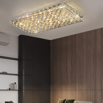 ไฟเพดาน LED ที่ทันสมัย ​​- โคมไฟในร่มคริสตัลสำหรับห้องนอนห้องนั่งเล่นและโถงทางเดิน