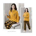 Winter Flannel Ladies Cute Cartoon Pajamas