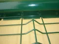 Πράσινο PVC συγκολλημένο πλέγμα περιφράξεως με V Bend