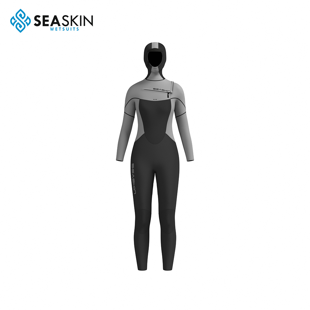 Seaskin Womens 4/3mm 5/4mm Neopren sörfü wetsuits